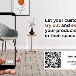 3D models and augmented reality offer online furniture retailers the opportunity not only to visualize products, but also to make them tangible
