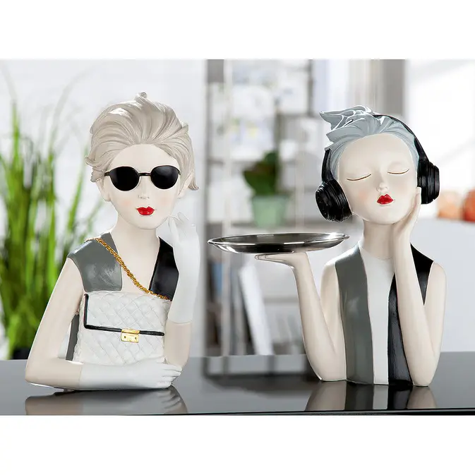 Hip poly figure &quot;Lady with handbag&quot; - picture 2