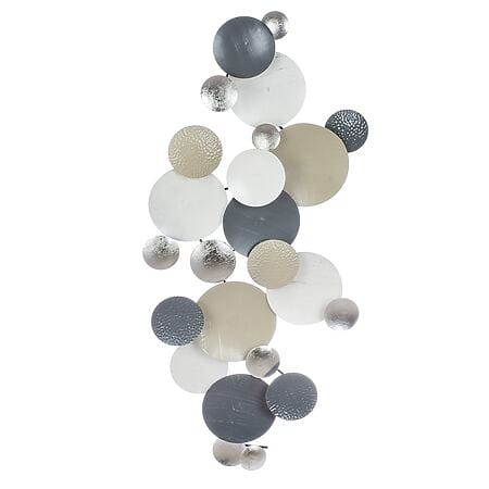 Rilievo da parete "Moderno" con cerchi in metallo