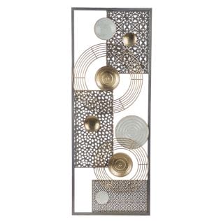 Wall relief &quot;Marrakech&quot;, perforated design made of metal