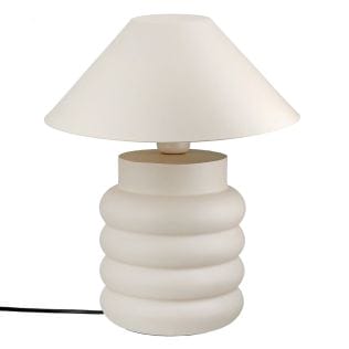 Table lamp ripple, cream