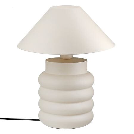 Tischleuchte Ripple, creme