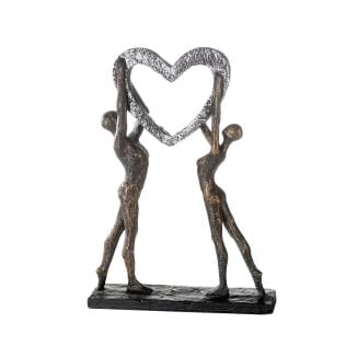 Liebesskulptur &quot;Victory&quot; made of polyresin with bronze fine