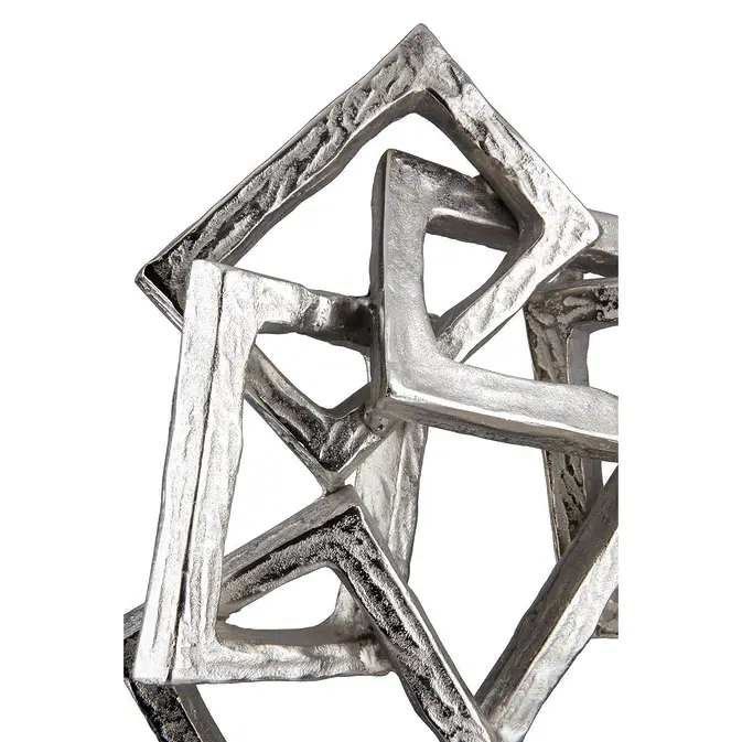 Abstraktes Kunstobjekt "Square" aus Aluminium – Bild 4