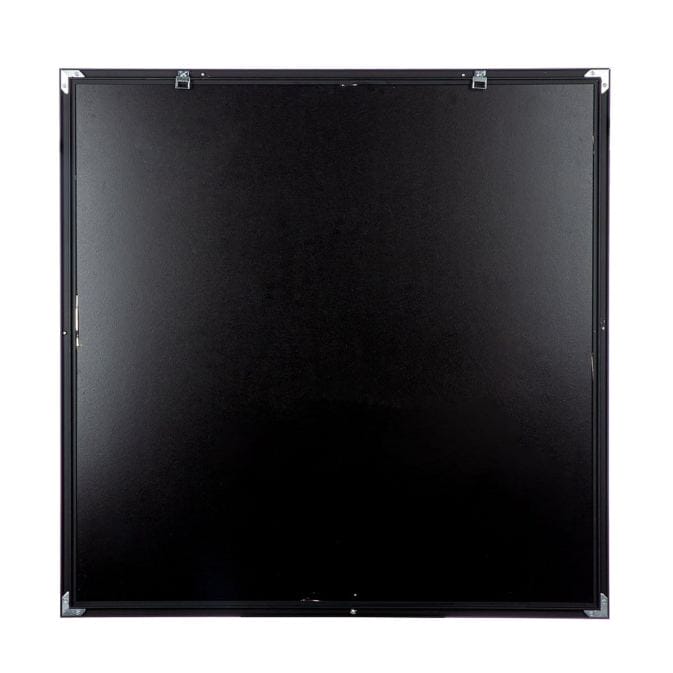 Quadratic mixed media mural &quot;Tuvalu&quot; (including black aluminum frame) - Figure 7