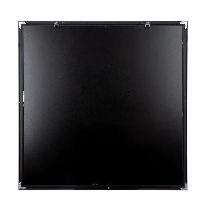 Quadratic mixed media mural &quot;Tuvalu&quot; (including black aluminum frame) - Figure 7