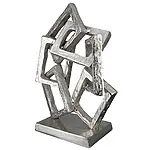Abstraktes Kunstobjekt "Square" aus Aluminium – Bild 2