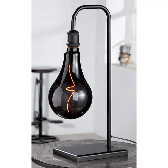 Black table lamp &quot;Bulb&quot; in modern industrial design (including lamps) - Fig. 2