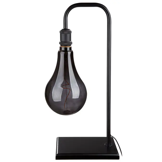 Black table lamp &quot;Bulb&quot; in modern industrial design (including lamps) - Figure 3