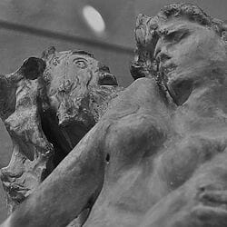 Auguste Rodin, The Minotaur (detail), ca. 1886. Plaster. Maryhill Museum of Art, Maryhill, Washington, USA