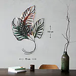 Beauty Of Leaves - Metall-Wanddekoration – Bild 3