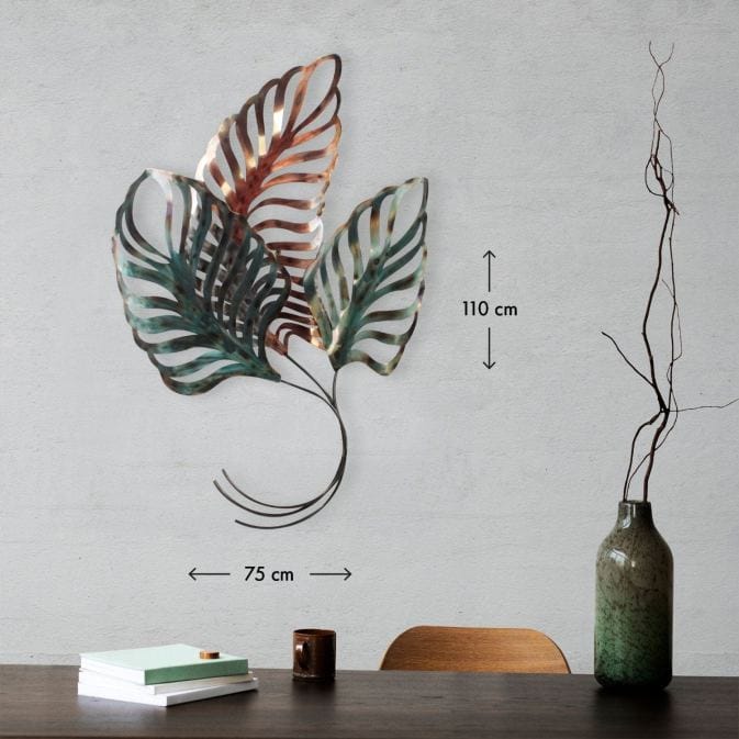Beauty of Leaves - Metal Wall Decoration - Image 3
