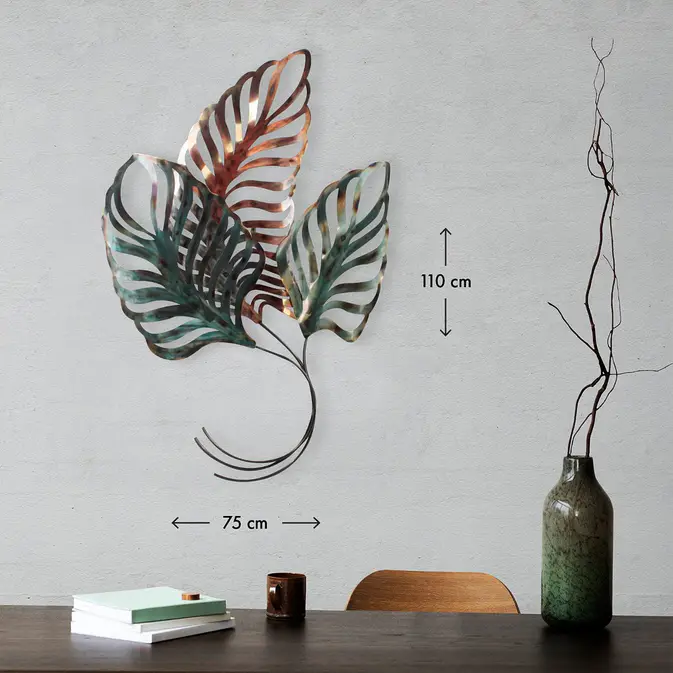Beauty of Leaves - Metal Wall Decoration - Image 3