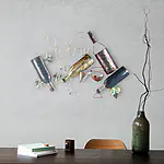 Vinho - Weinflaschen und Gläser als Wand-Deko – Bild 2