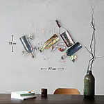Vinho - Weinflaschen und Gläser als Wand-Deko – Bild 3