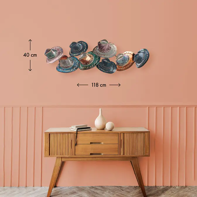Cowboy Deli - Wall Art with eight cowboy hats - Image 3
