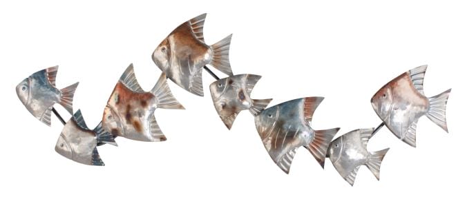Fish To Follow - Tropische Fische als Wandskulptur – Bild 3