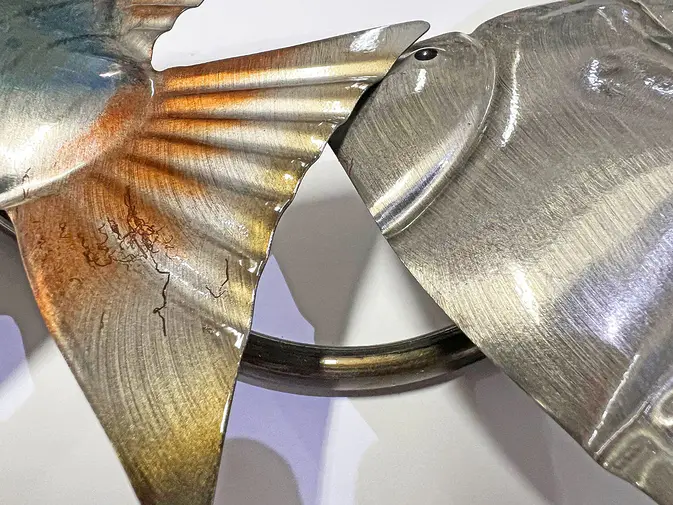 Fish To Follow - Tropische Fische als Wandskulptur – Bild 2