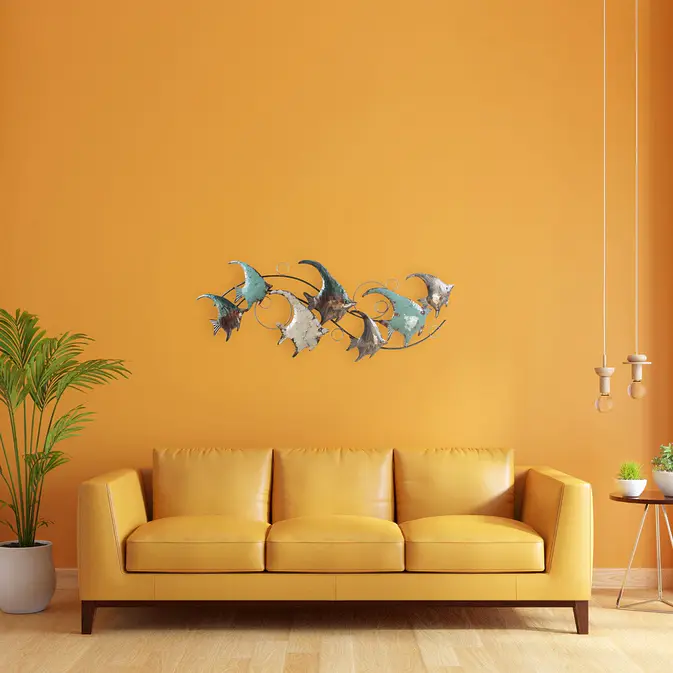 Fish journey - wall decoration made of metal - Fig. 2