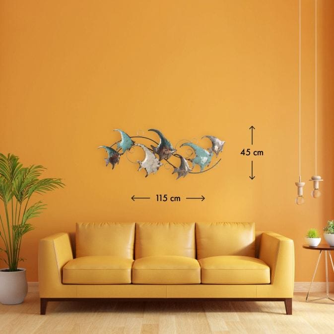 Fish Journey - Wanddekoration aus Metall – Bild 3