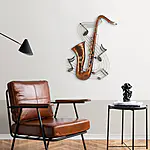 Saxofun - Metall-Wandobjekt mit Saxophon – Bild 2