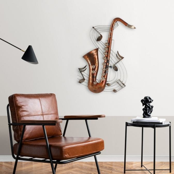 Saxofun - metal wall object with saxophone - Fig. 2
