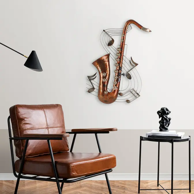 Saxofun - metal wall object with saxophone - Fig. 2