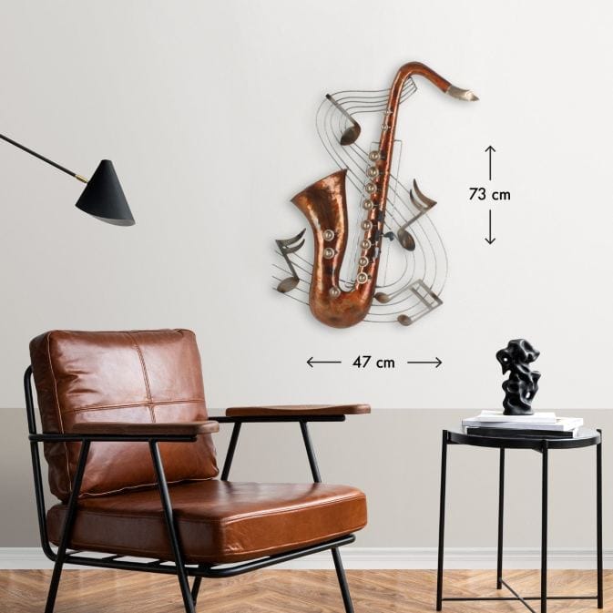 Saxofun - metal wall object with saxophone - Fig. 3