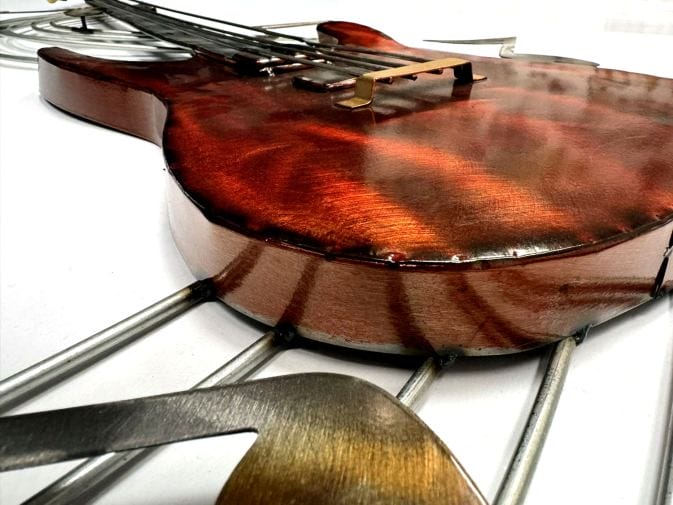 Electric Joy - Metall-Wandobjekt mit E-Gitarre – Bild 4