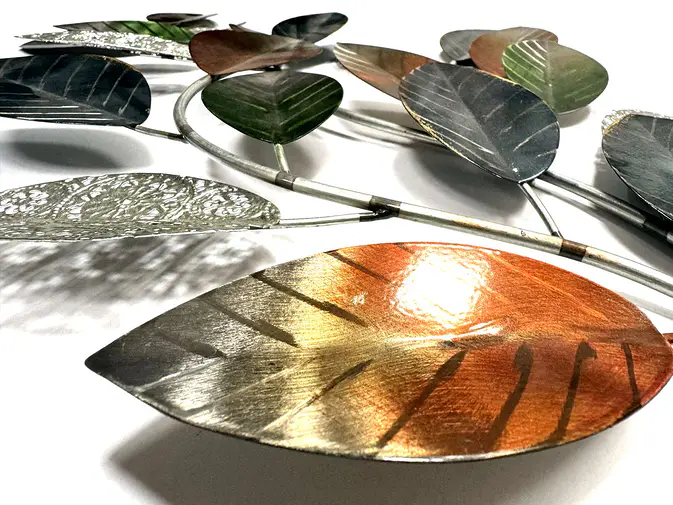ColoUnde Leaves - wall decoration made of metal - Fig. 4