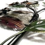 Tyto - Metall Wanddeko mit drei Eulen auf einem Ast – Bild 4