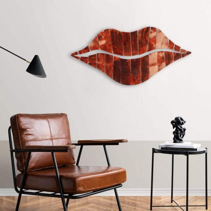 Red Lips - mouth with red lips as a wall decoration - Fig. 2