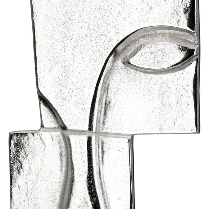 Elegante Skulptur mit abstraktem Gesicht "Small Lips", Antikfinish – Bild 6