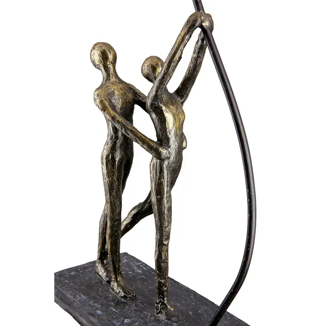 Pair sculpture &quot;Love Balloon&quot;, polyresin in antique finish-Fig. 4