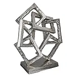 Abstraktes Kunstobjekt "Square" aus Aluminium – Bild 3