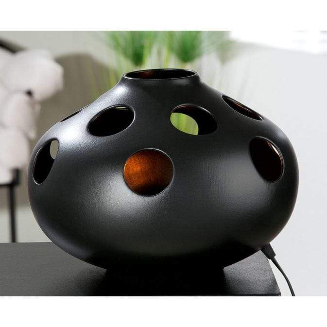 Ceramic lamp &quot;Nazare&quot; with black hole design-Figure 2