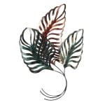 Beauty of Leaves - metal wall decoration