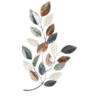 Colourful Leaves - Wanddekoration aus Metall