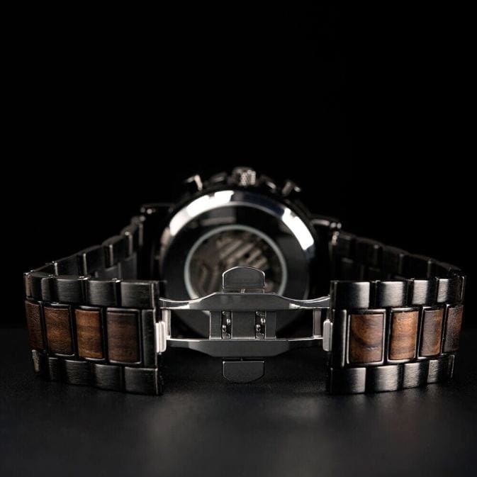 GT-Series Premium Ebenholz Automatik Herren-Uhr im Jet-Age Design – Bild 4