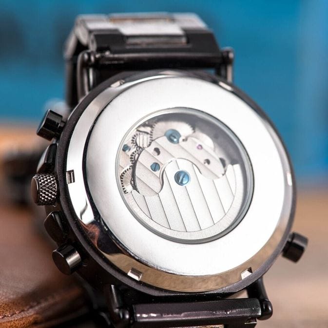 GT-Series Premium Ebenholz Automatik Herren-Uhr im Jet-Age Design – Bild 3