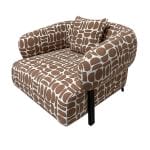 Kathmandu-inspirierter Lounge Chair "Amon" in erdigem Terrakotta-Ton – Bild 3