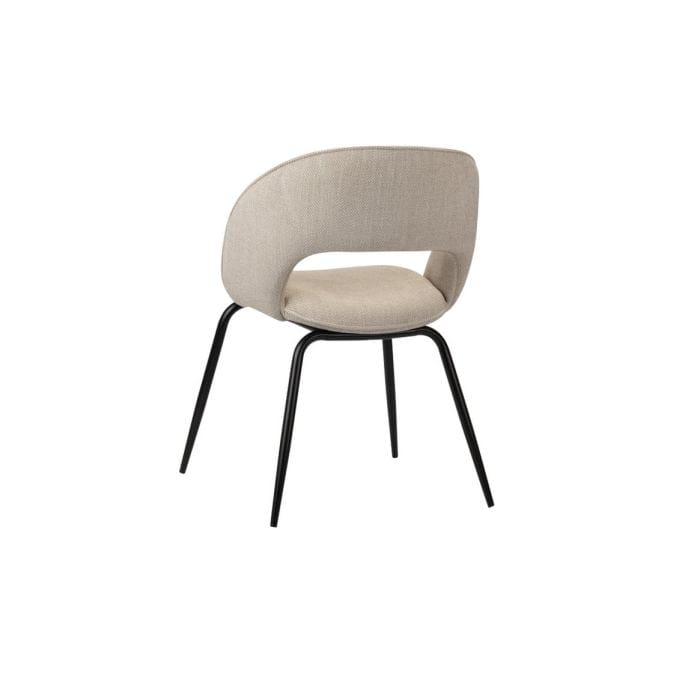 Designerstuhl "Rainbow" in Beige (2er-Set) – Bild 5