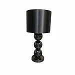 Mini Globe Lampe aus poliertem Metall auf Marmorsockel, anthrazit – Bild 2
