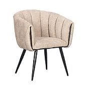 Minimaluxe eetkamerstoel "Breeze" in Latte (set van 2) Minimaluxe eetkamerstoel "Breeze" in Latte (set van 2)
