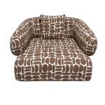 Kathmandu-inspirierter Lounge Chair "Amon" in erdigem Terrakotta-Ton – Bild 2
