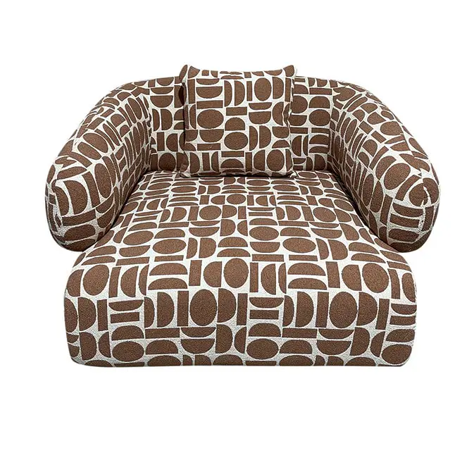 Kathmandu-inspired lounge Chair &quot;Amon&quot; in earthy terracotta tone-Fig. 2