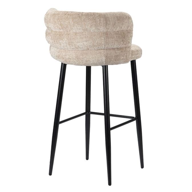 Barstuhl / Bar Chair &quot;Cloud&quot; with cream -colored padding - Figure 7