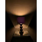 Mini Globe Lampe aus poliertem Metall auf Marmorsockel, anthrazit – Bild 5