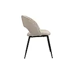 Designerstuhl "Rainbow" in Beige (2er-Set) – Bild 2