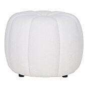 Pouf Paisley in elegante bianco sporco Pouf Paisley in elegante bianco sporco